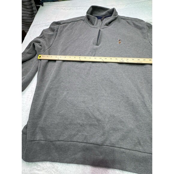 US Polo Association Men’s 1/4 Zip Pullover Grey Sweatshirt Size 3xl Estate Ribbe - Picture 4 of 8